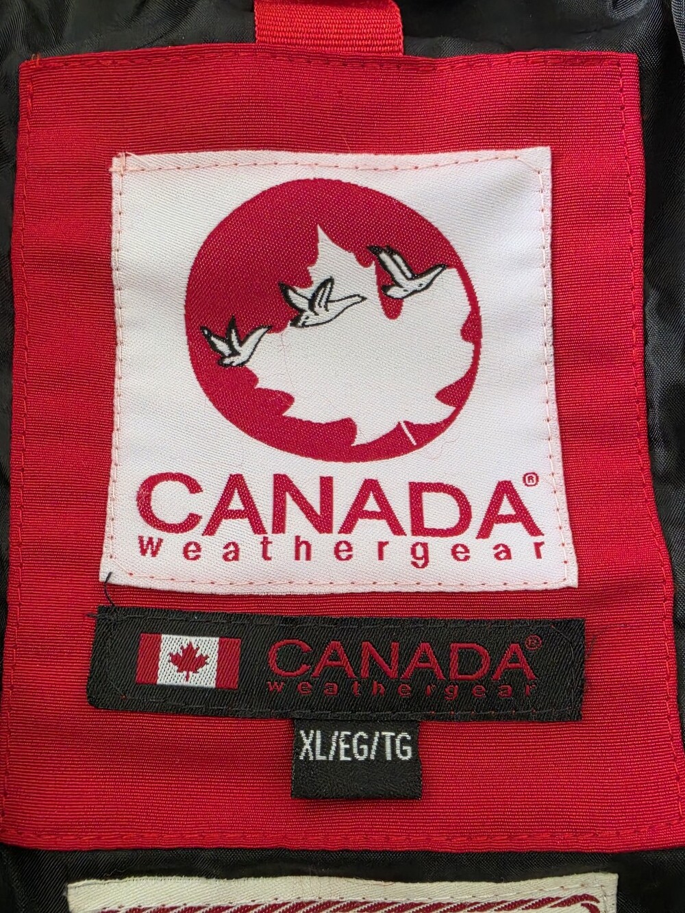 Canada Weather Gear Women’s XL Long Puffer Parka Faux Fur Hood Burgundy - Picture 9 of 16